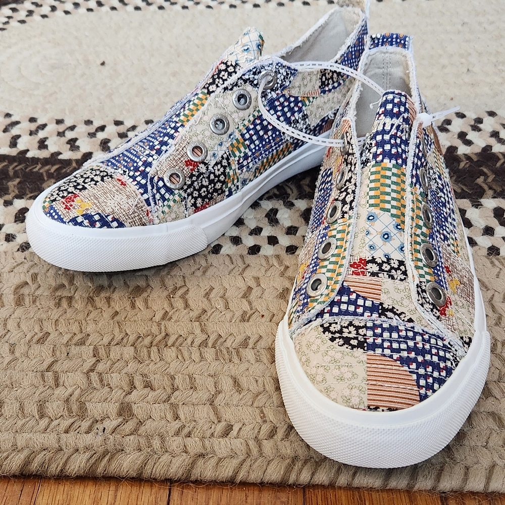 Blowfish Patchwork Play Slip-On Sneakers - Picture 4 of 12